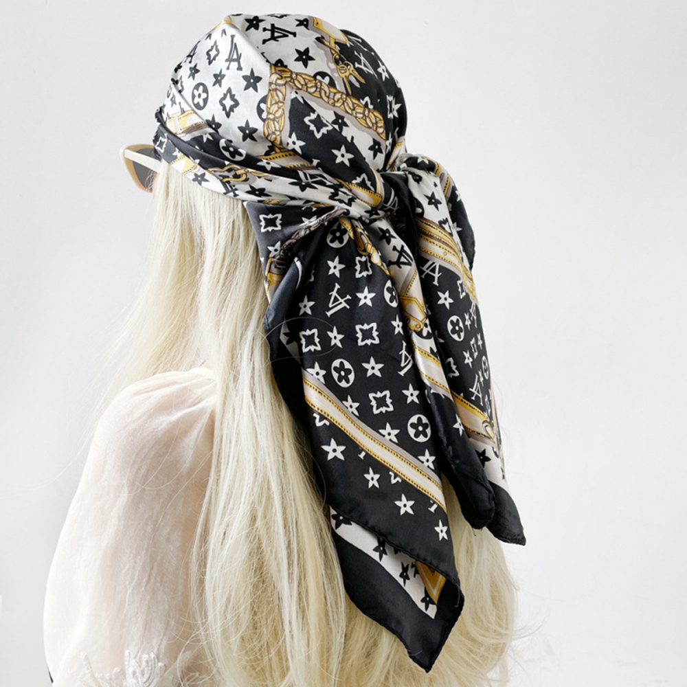 Scarf Silk Square - New Hot Sale Fashion 90X90cm Printed