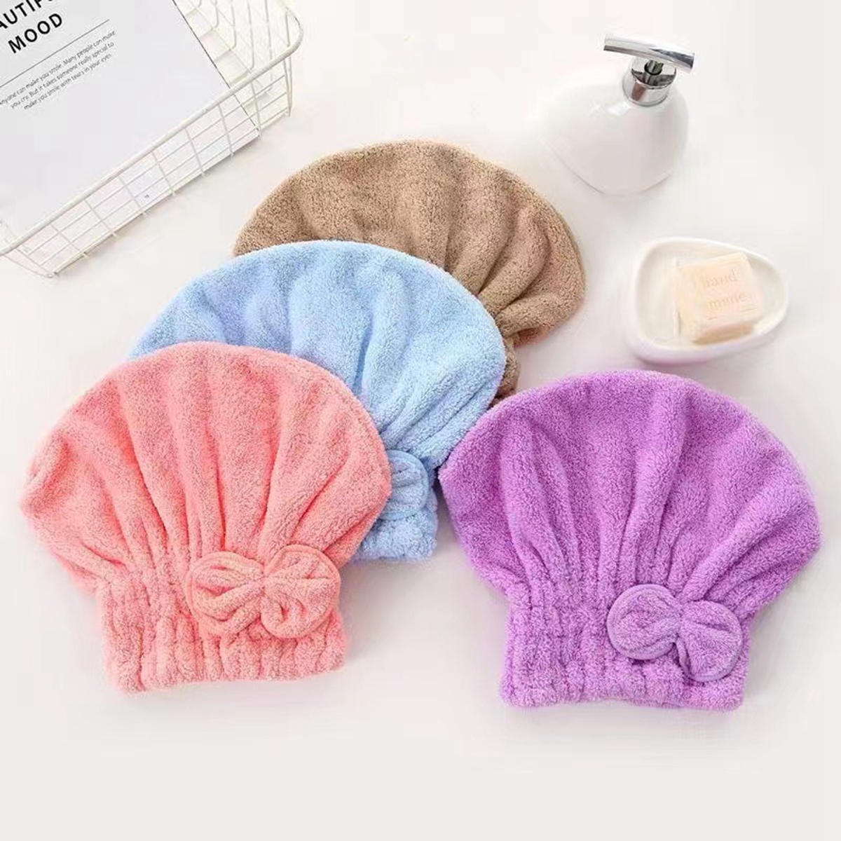 1Pc Microfiber Hair Drying Tow - Head Wrap Turban 리뷰 및 가격