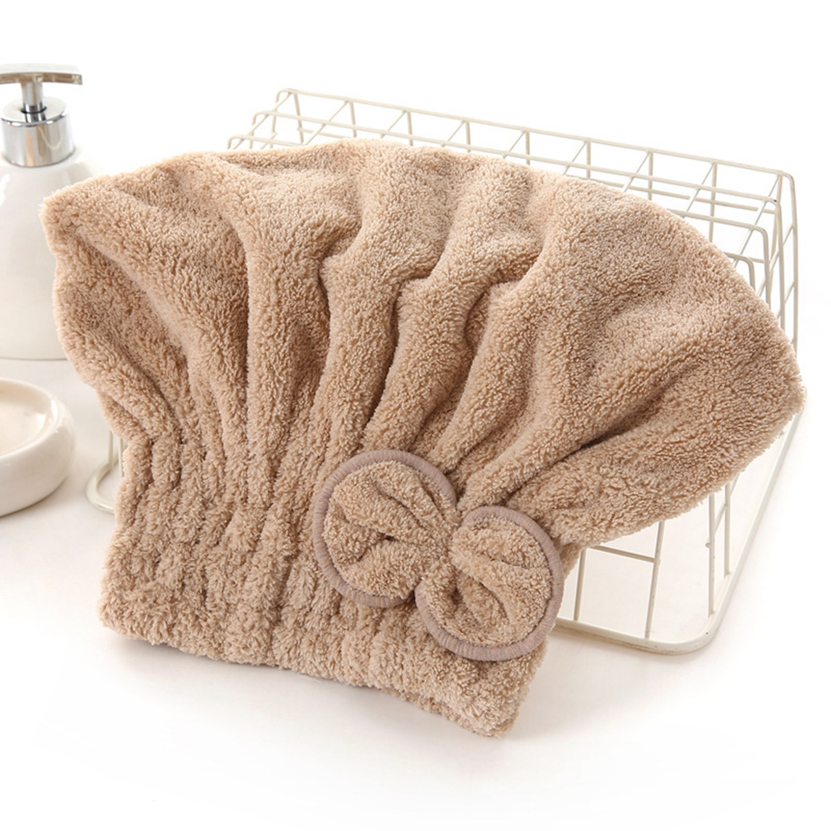 1Pc Microfiber Hair Drying Tow - Head Wrap Turban 리뷰 및 가격