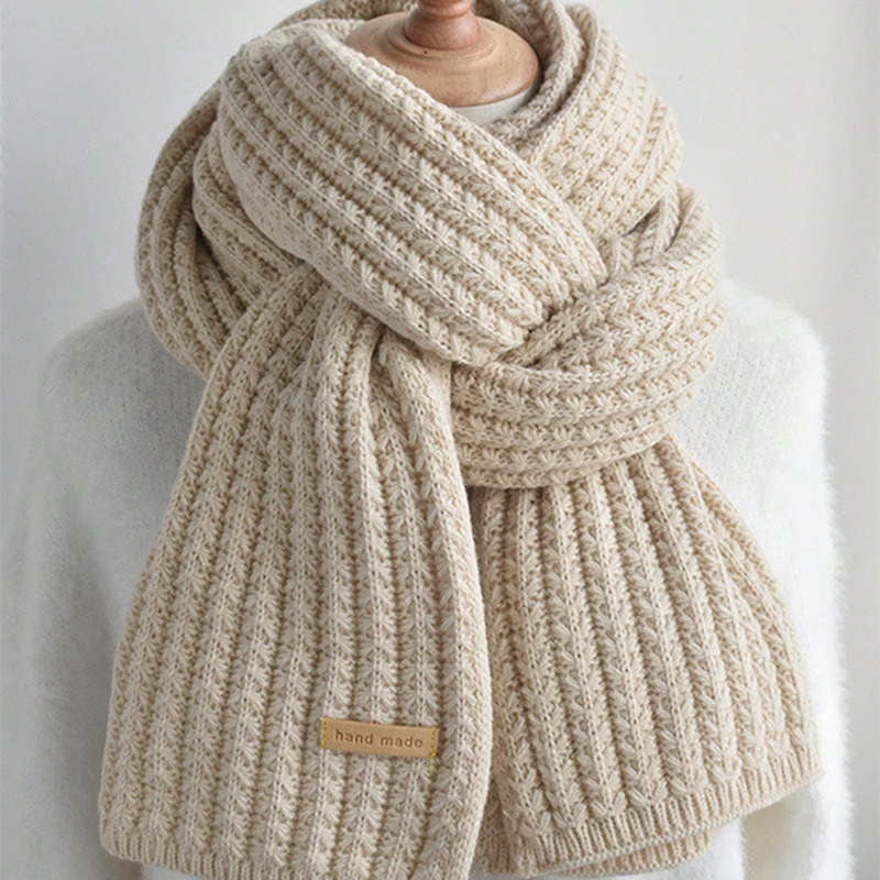 Thick Cable Knit Warm Cashmere - Muffler Men Wool 리뷰 및 가격