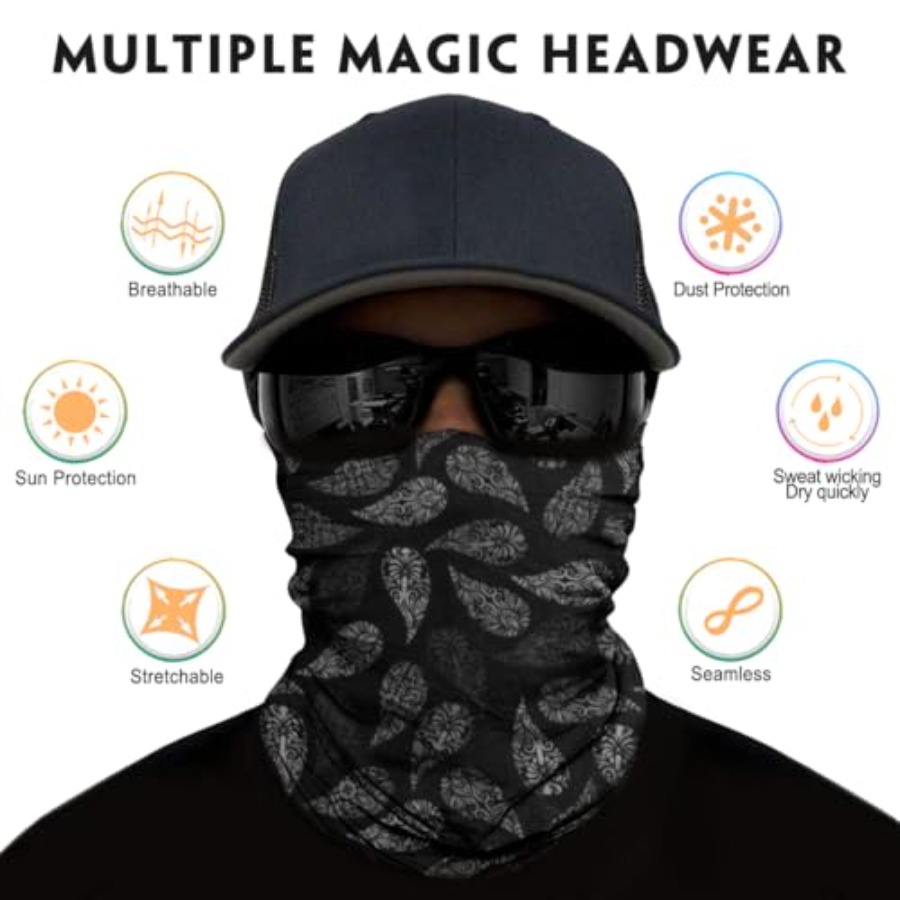 Neck Gaiter for Men Women Head - Face Scarf Mask 리뷰 및 가격