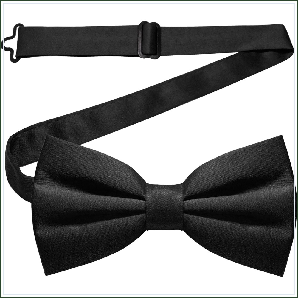 Solid Color Pre-tied Bow Tie A - Bow Tie Pre Tied 리뷰 및 가격
