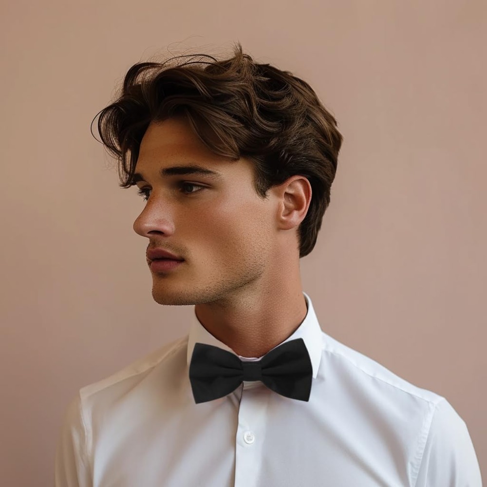 Solid Color Pre-tied Bow Tie A - Bow Tie Pre Tied 리뷰 및 가격