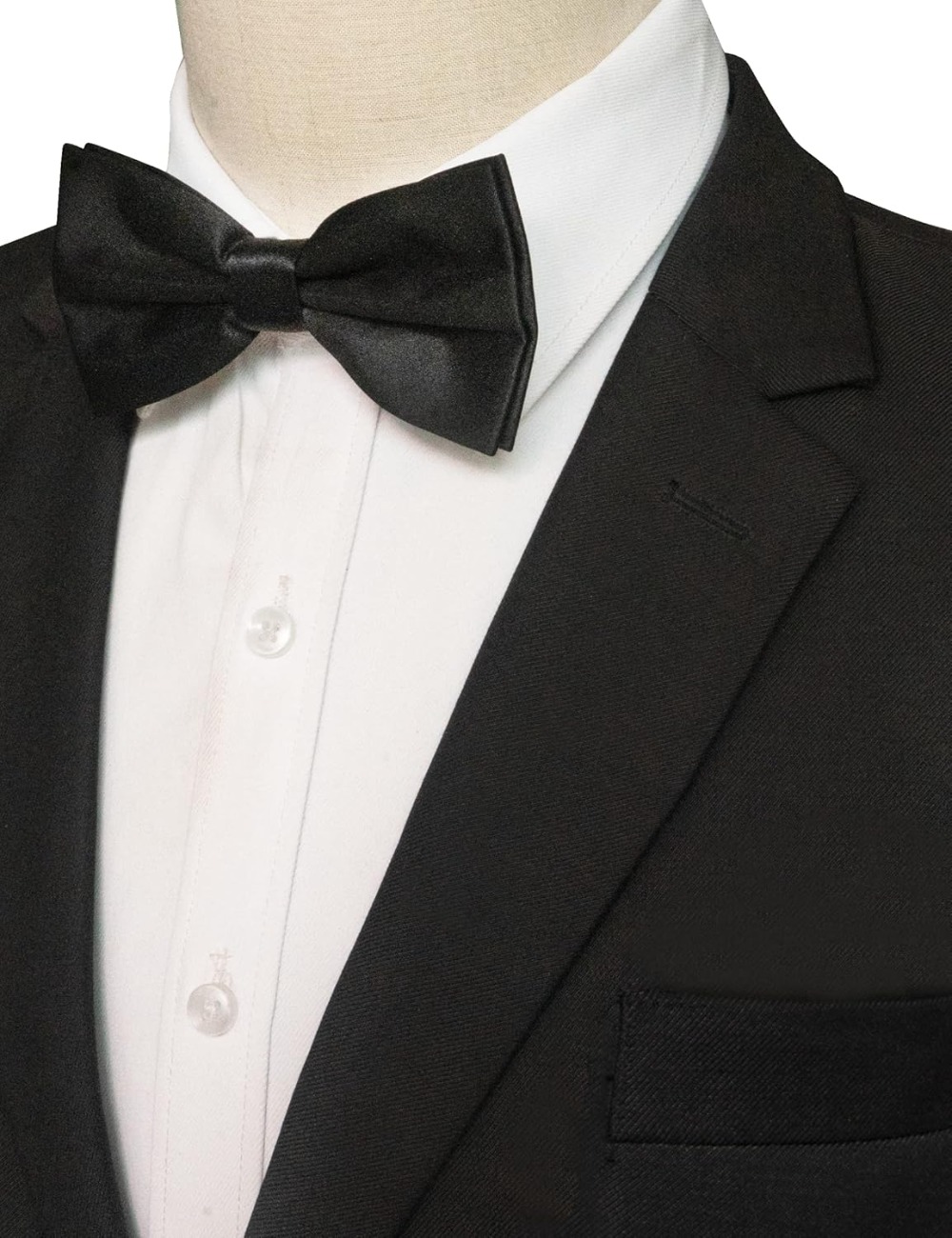 Solid Color Pre-tied Bow Tie A - Bow Tie Pre Tied 리뷰 및 가격