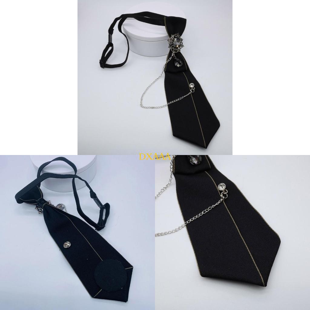 DXAA Women Gothic Tie Uniform  - Bow Tie Pre Tied 리뷰 및 가격