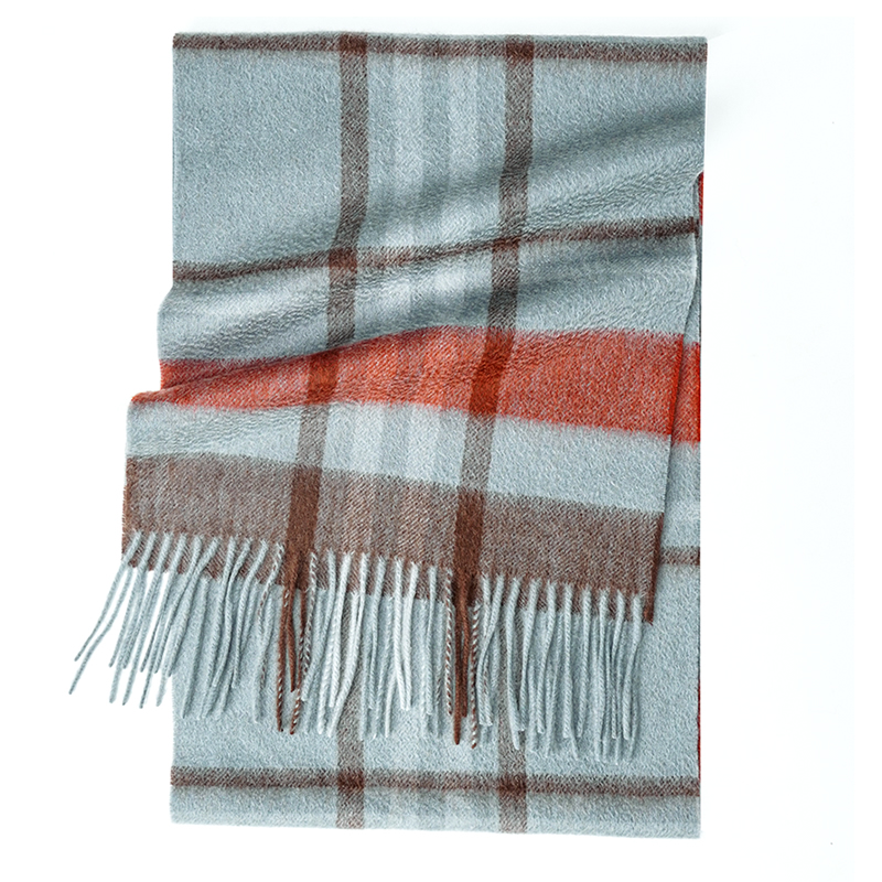 100% Cashmere Scarf   Plaid  W - Muffler Men Wool 리뷰 및 가격