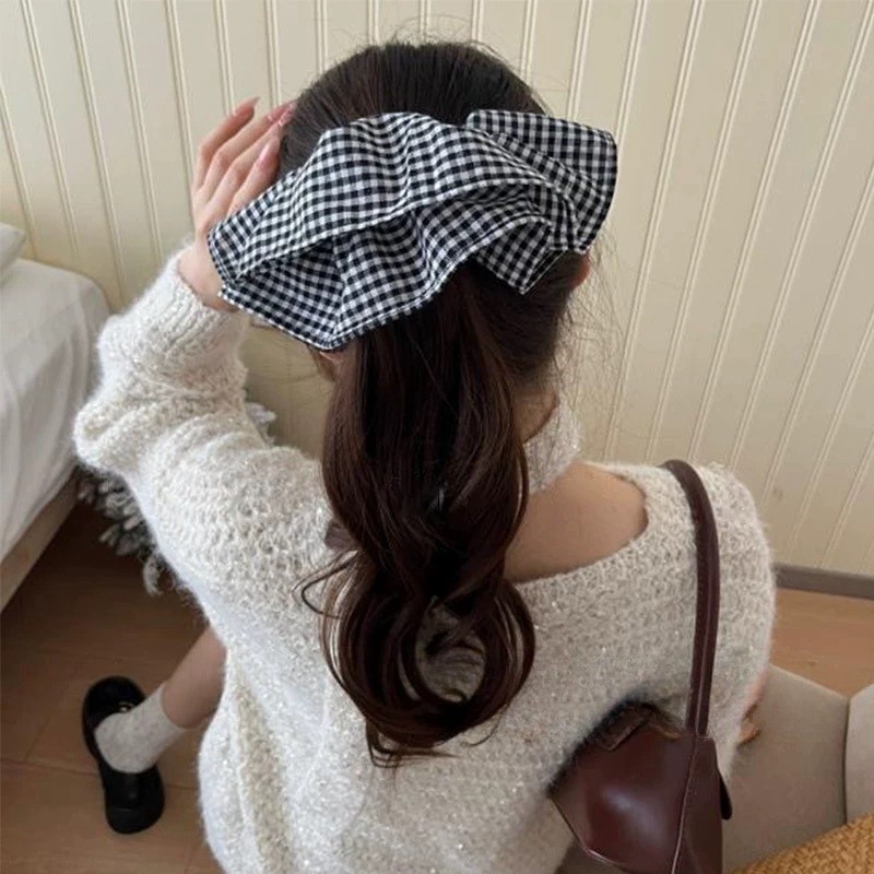 Extra Large Plaid Hair Ties El - Silk Tie Striped 리뷰 및 가격