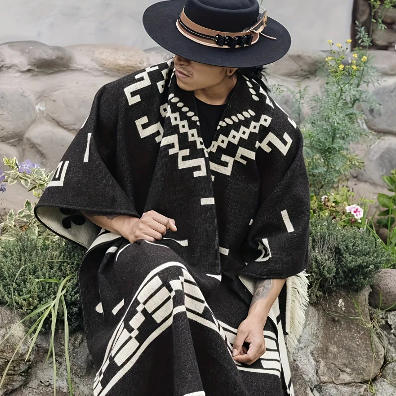 Men's Cape Fashionable Knitted - Muffler Men Wool 리뷰 및 가격