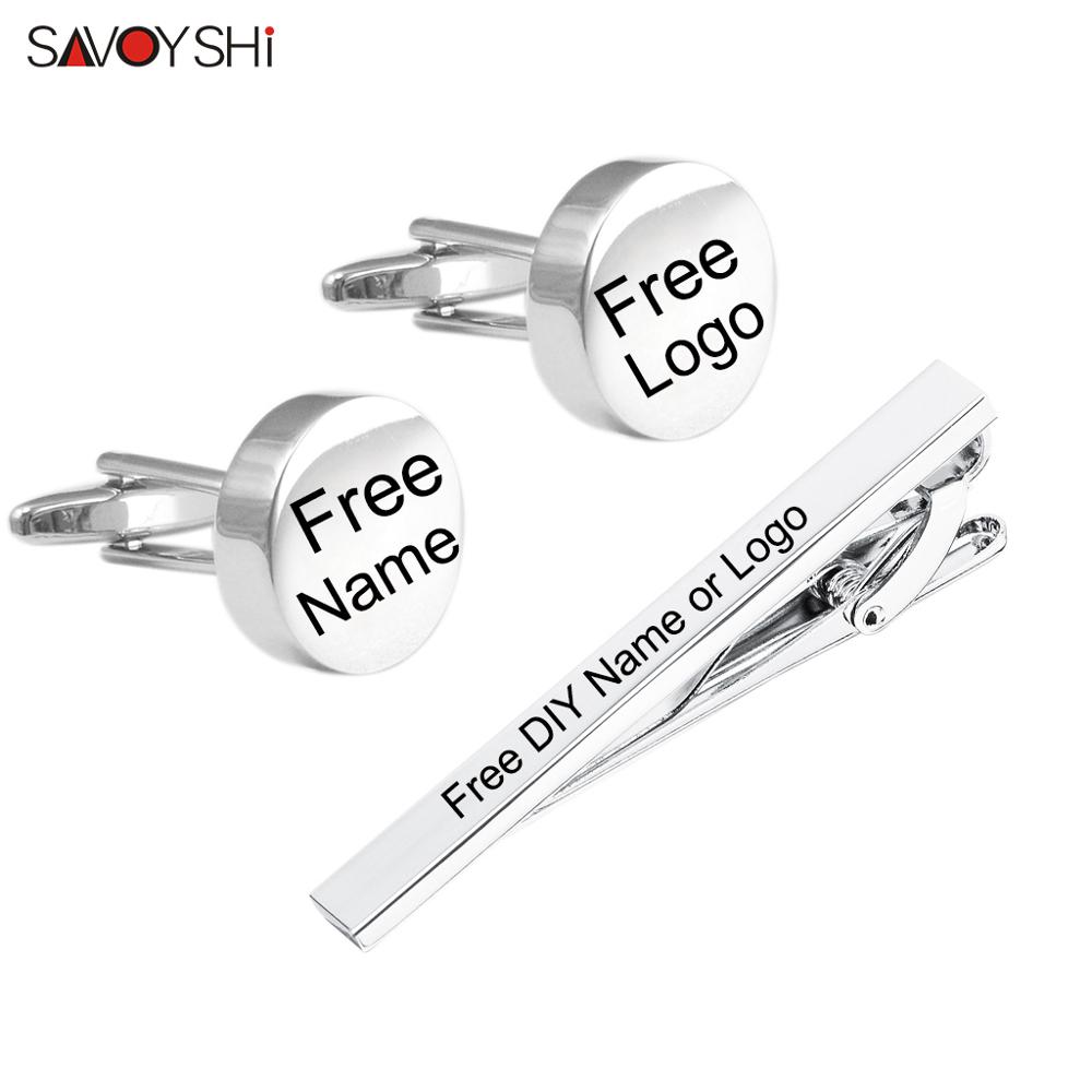 SAVOYSHI Free Engraving Name C - Tie Bar Set Gift 리뷰 및 가격