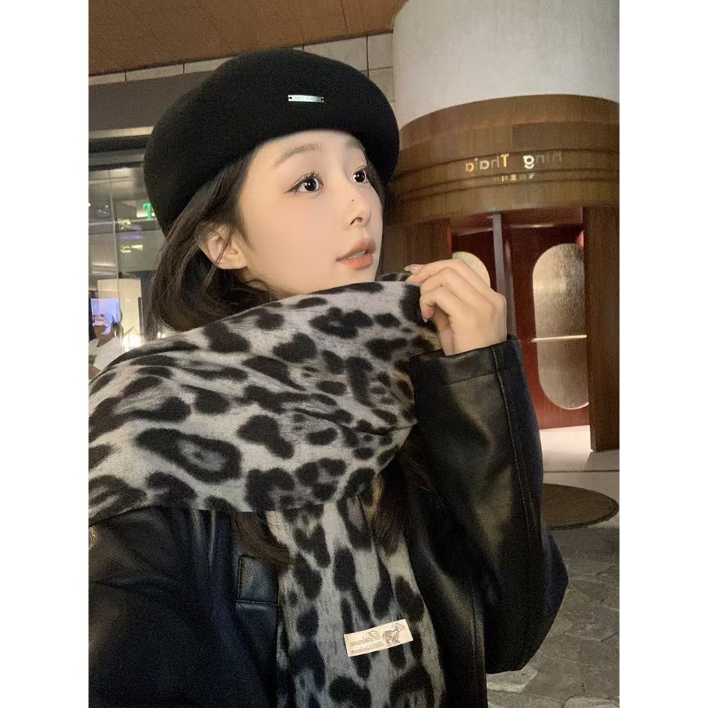 190*70CM Design Leopard Scarf  - Woven Scarf Blanket 리뷰 및 가격
