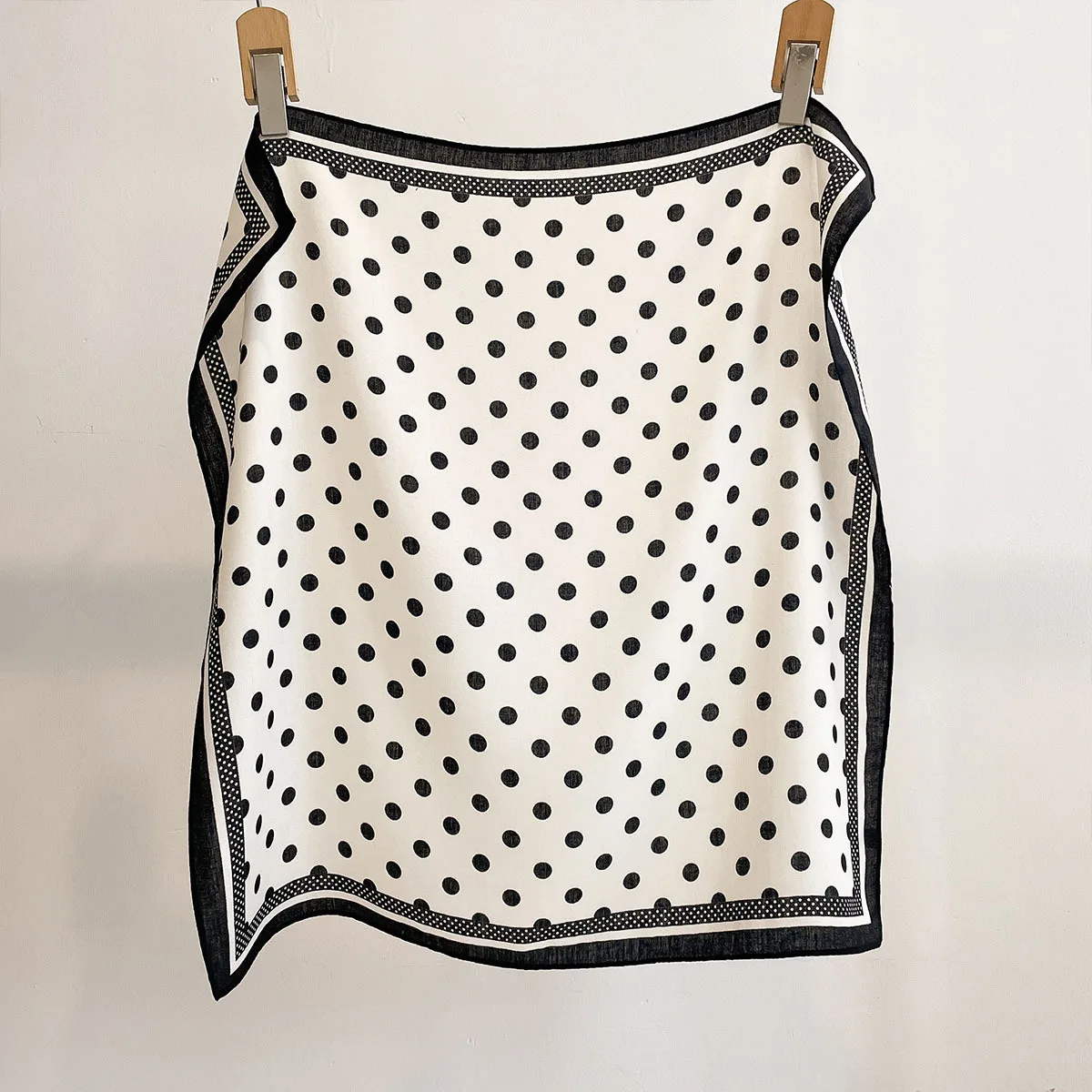Luxury Polka Dot Printed Squar - Scarf Silk Square 리뷰 및 가격