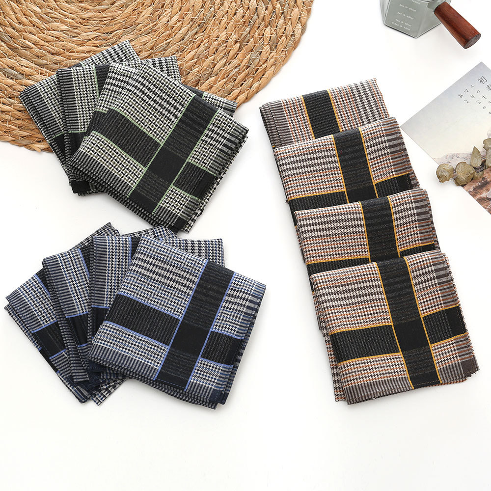 3/6/12 Pcs Men's Pure Cotton H - Handkerchief Cotton Men 리뷰 및 가격