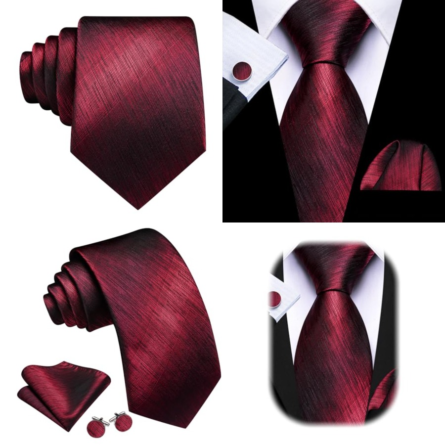 Tie Sets for Men Silk Stripe N - Silk Tie Striped 리뷰 및 가격