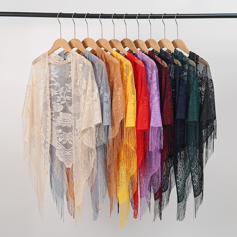 New Embroidery Lace Scarf Shaw - Stole Wedding Shawl 리뷰 및 가격
