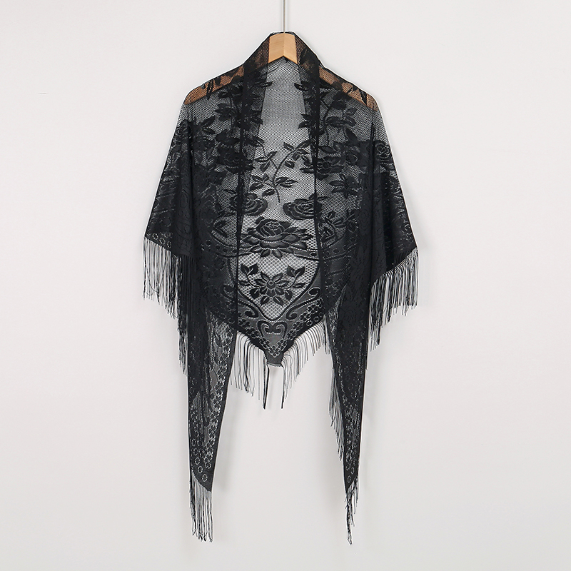 New Embroidery Lace Scarf Shaw - Stole Wedding Shawl 리뷰 및 가격