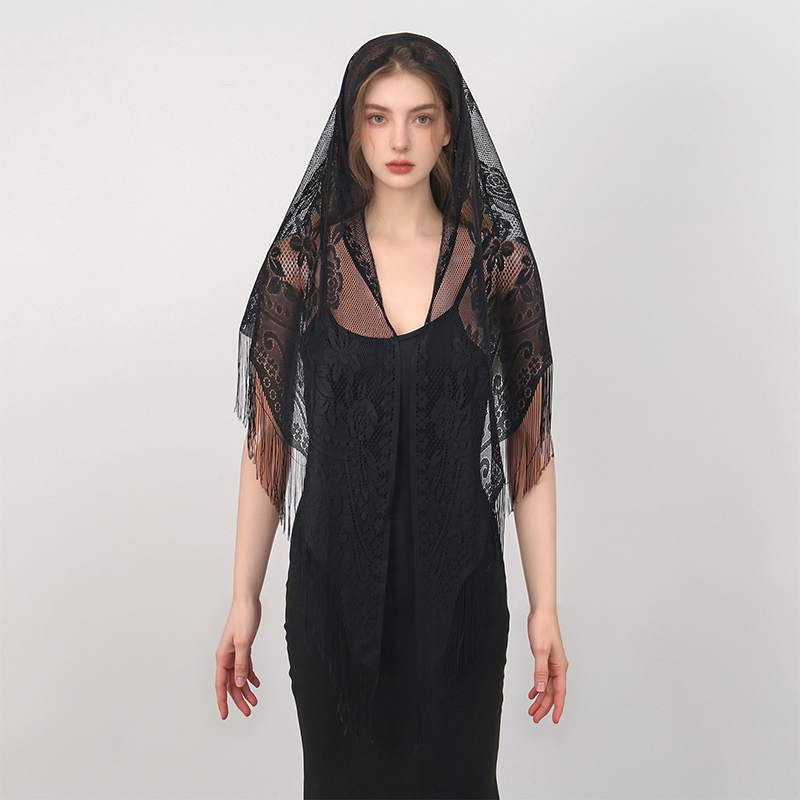 New Embroidery Lace Scarf Shaw - Stole Wedding Shawl 리뷰 및 가격