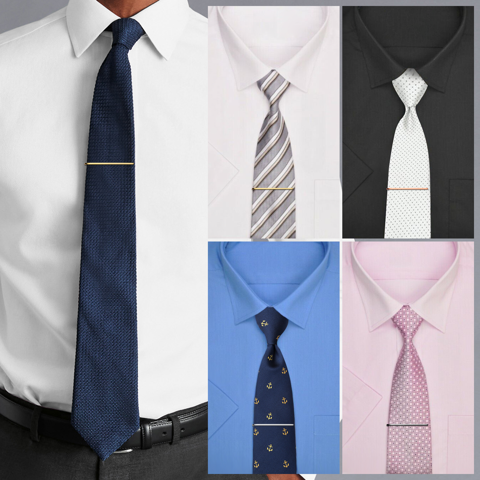HAWSON Tie Clips for Men 4Pcs  - Tie Bar Set Gift 리뷰 및 가격
