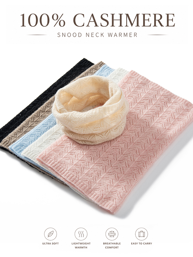 Womens 100% Cashmere Fan Point - Infinity Scarf Knit 리뷰 및 가격