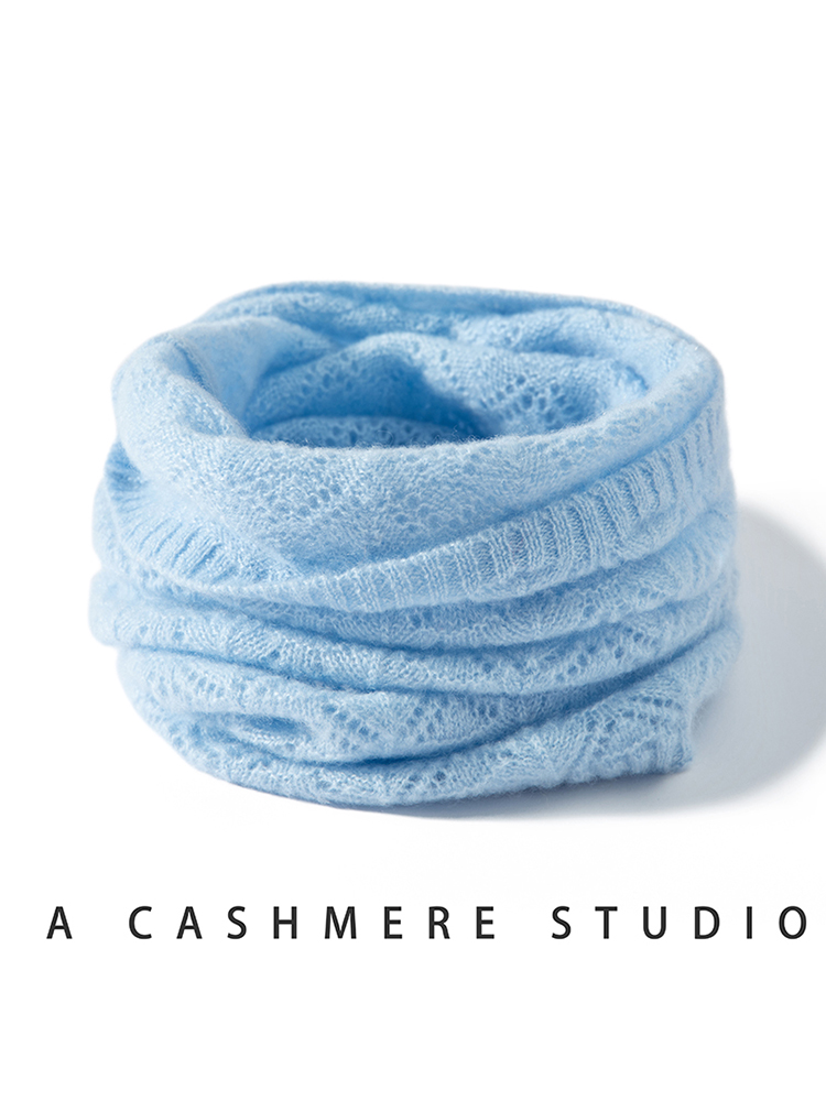 Womens 100% Cashmere Fan Point - Infinity Scarf Knit 리뷰 및 가격