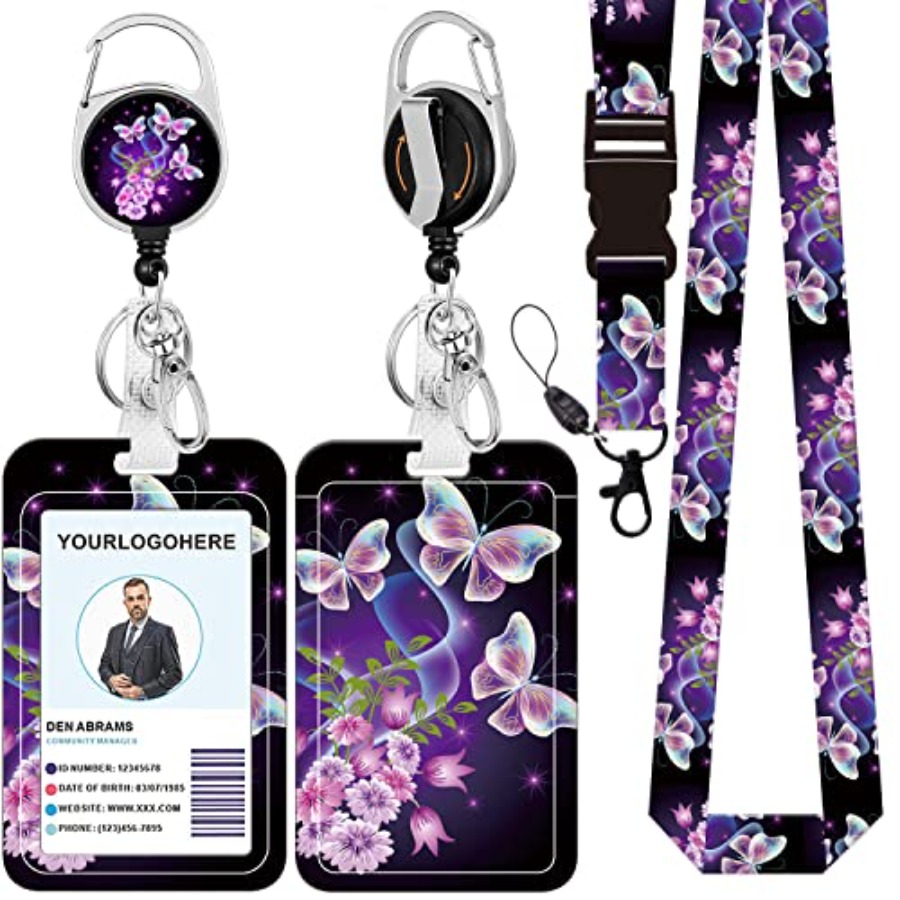 Badge Lanyard and ID Badge Hol - Lanyard Badge Holder 리뷰 및 가격