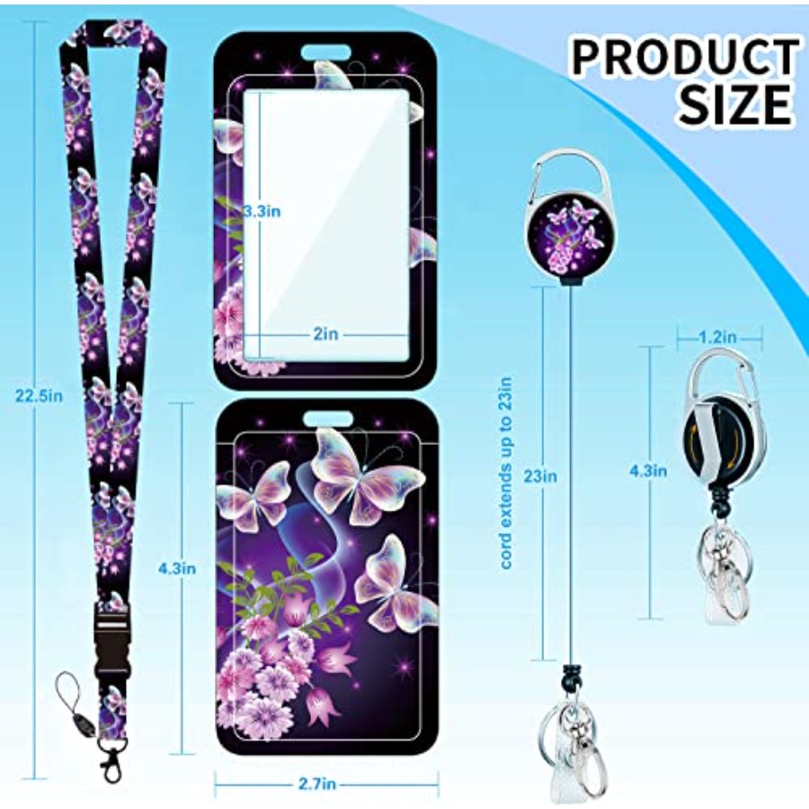 Badge Lanyard and ID Badge Hol - Lanyard Badge Holder 리뷰 및 가격