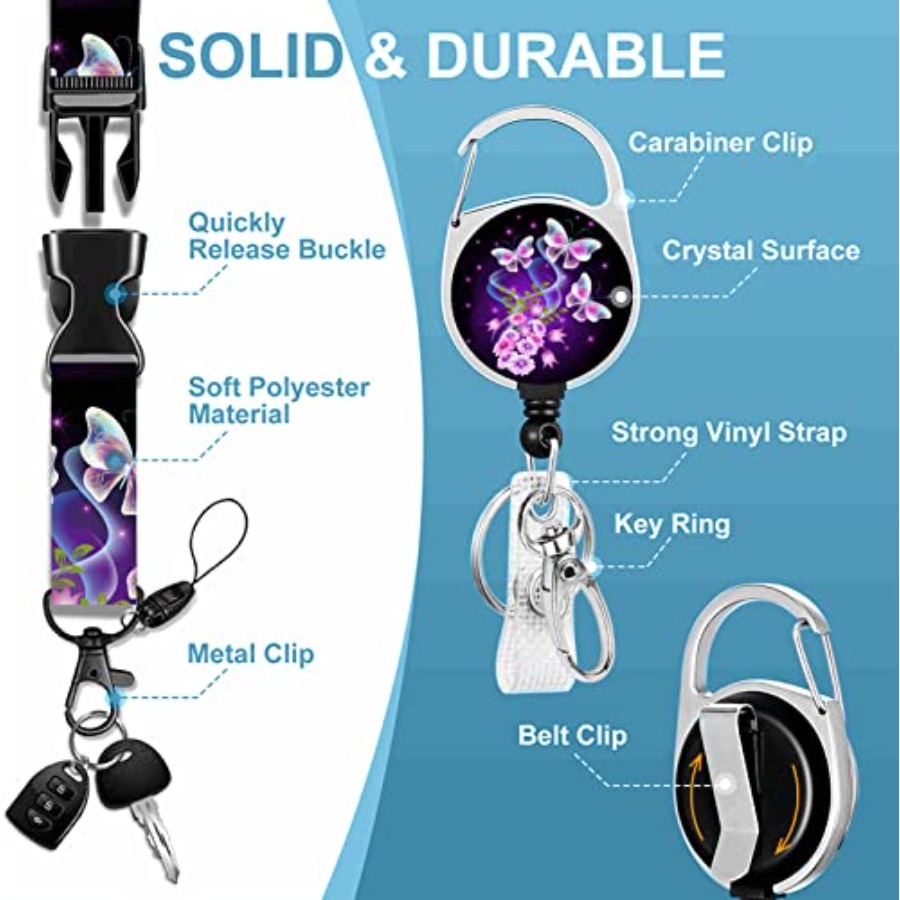Badge Lanyard and ID Badge Hol - Lanyard Badge Holder 리뷰 및 가격