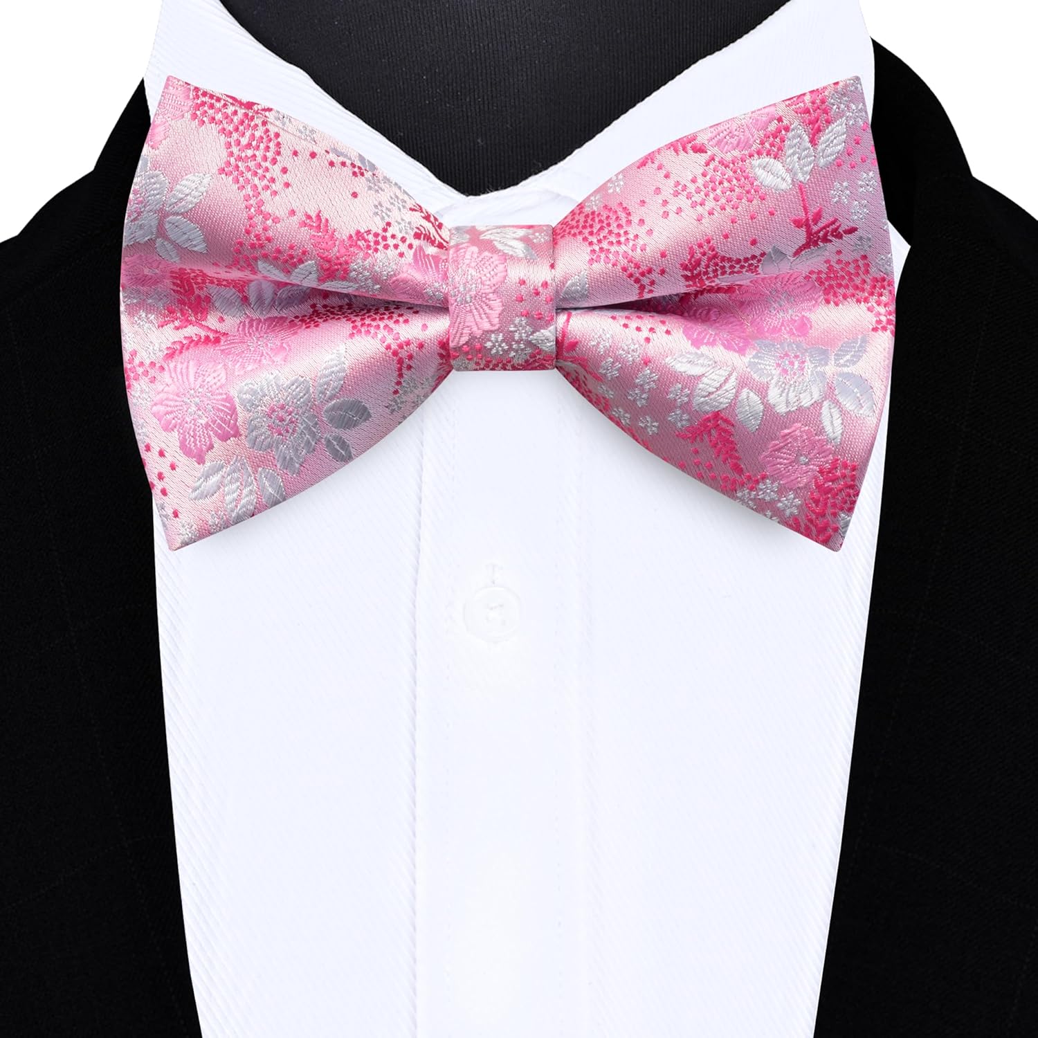 Floral Bow Tie & Handkerchief  - Bow Tie Pre Tied 리뷰 및 가격