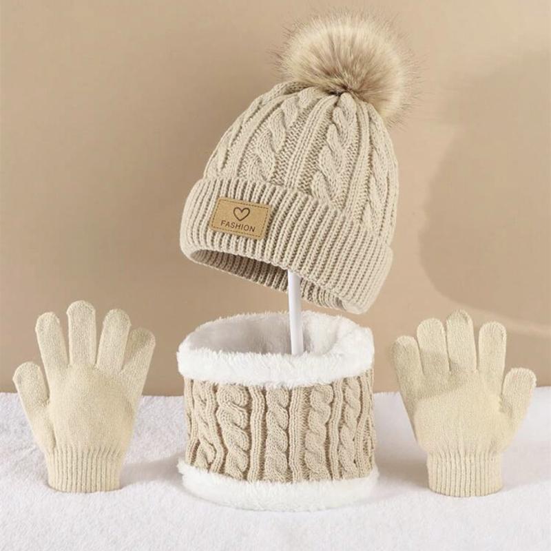 Toddler Kids Pom Pom Decor Bea - Infinity Scarf Knit 리뷰 및 가격