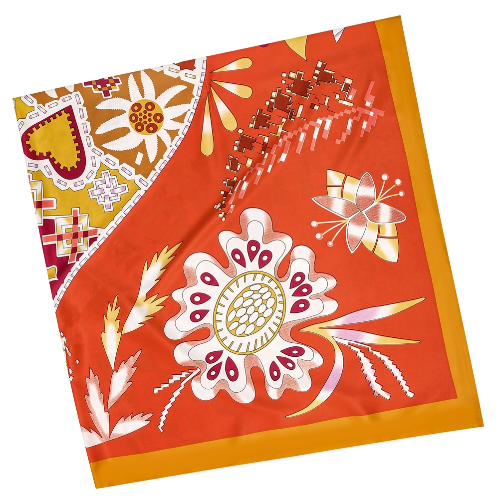 130cm Brand Women Scarves Desi - Silk Neck Scarf 리뷰 및 가격