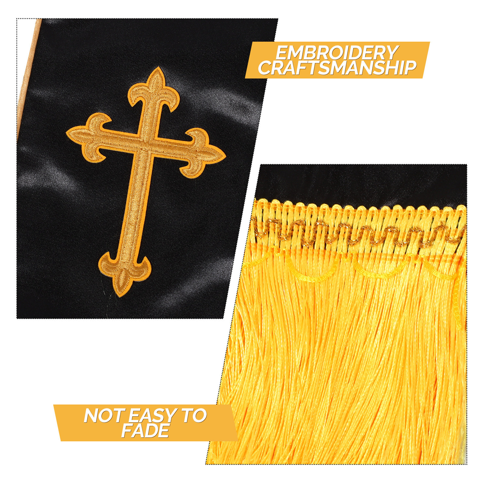 Embroidered Wedding Officiant  - Stole Wedding Shawl 리뷰 및 가격