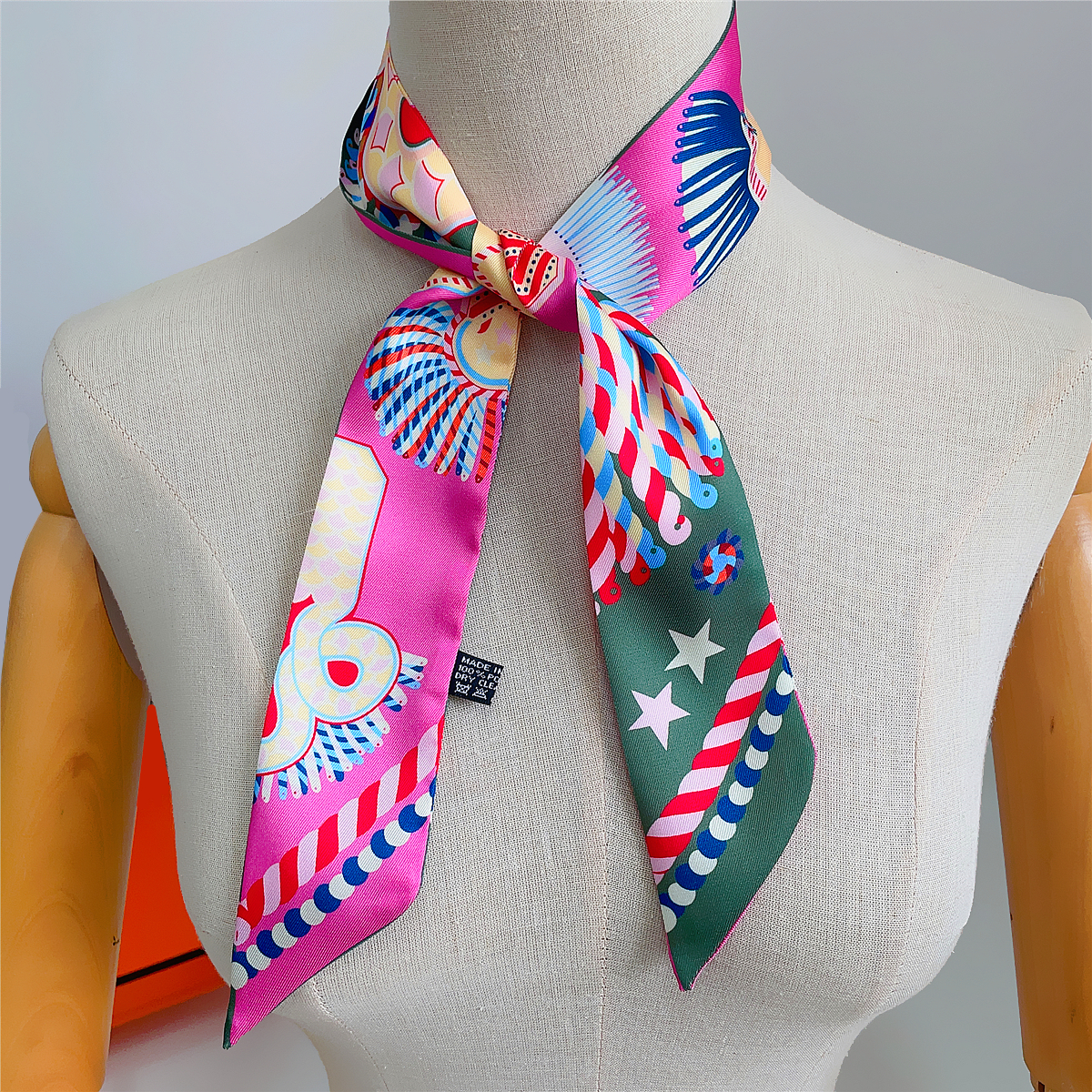 Brand Design Twill 100% Silk S - Scarf Silk Square 리뷰 및 가격