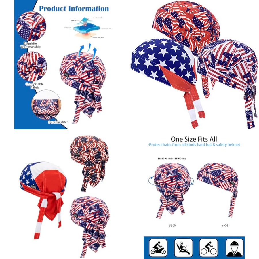 Cooling Do Rags Sweat Wicking  - Bandana Doo Rag 리뷰 및 가격