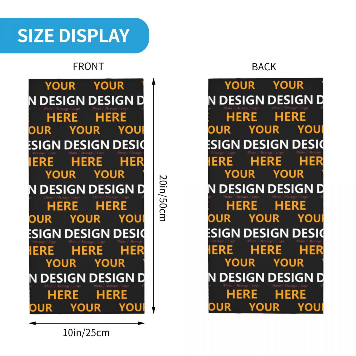 Custom Your Design Here Bandan - Neck Warmer Tube 리뷰 및 가격