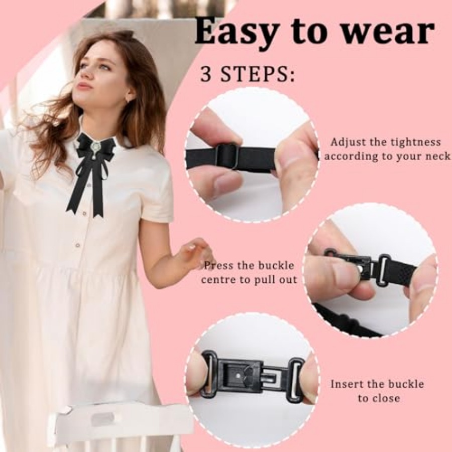 LJBFNN Bow Tie For Women, Pre- - Bow Tie Pre Tied 리뷰 및 가격