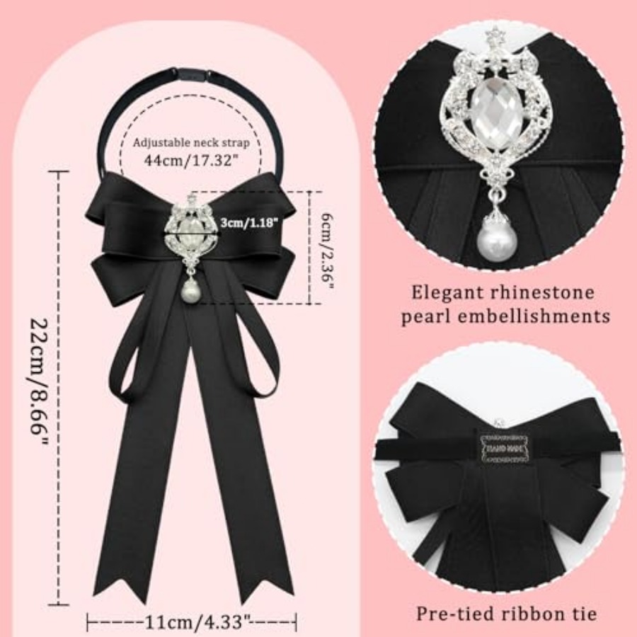 LJBFNN Bow Tie For Women, Pre- - Bow Tie Pre Tied 리뷰 및 가격
