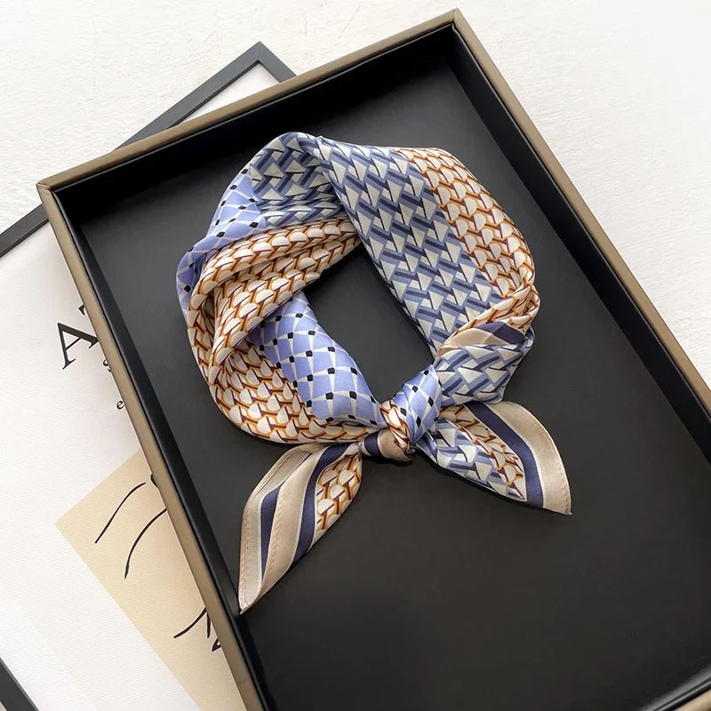 New scarf women spring printed - Scarf Silk Square 리뷰 및 가격
