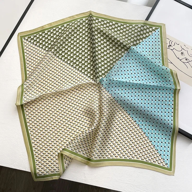 New scarf women spring printed - Scarf Silk Square 리뷰 및 가격