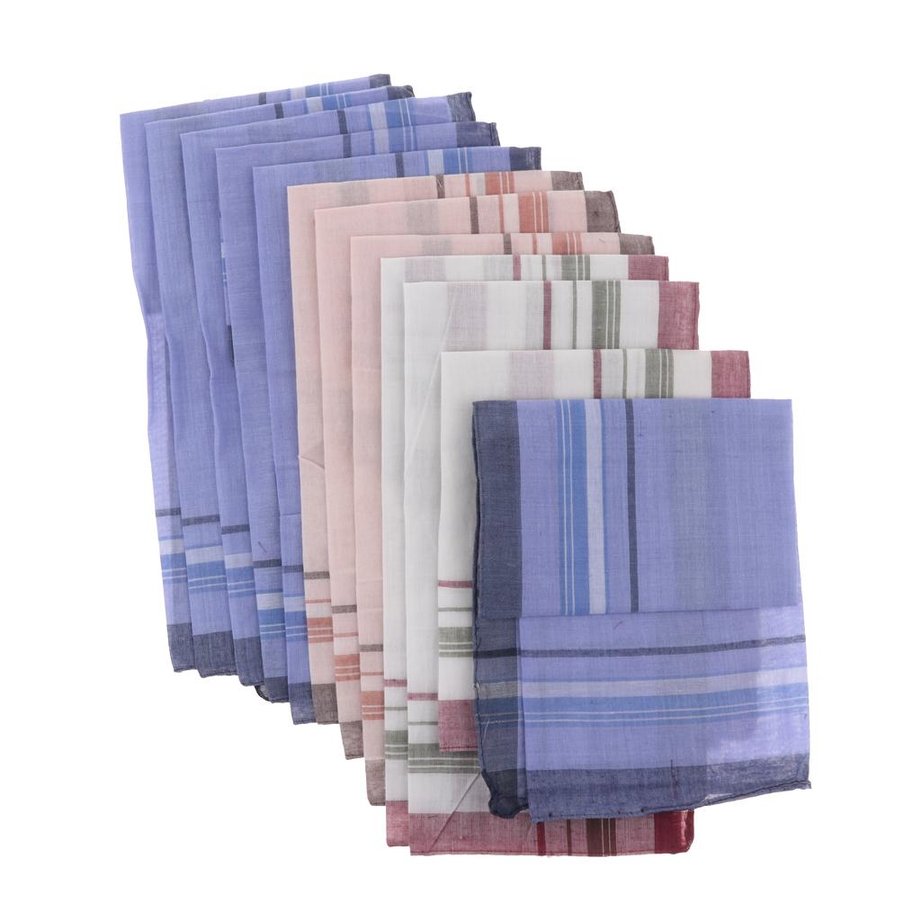 12 Pieces Men Assorted Cotton  - Handkerchief Cotton Men 리뷰 및 가격