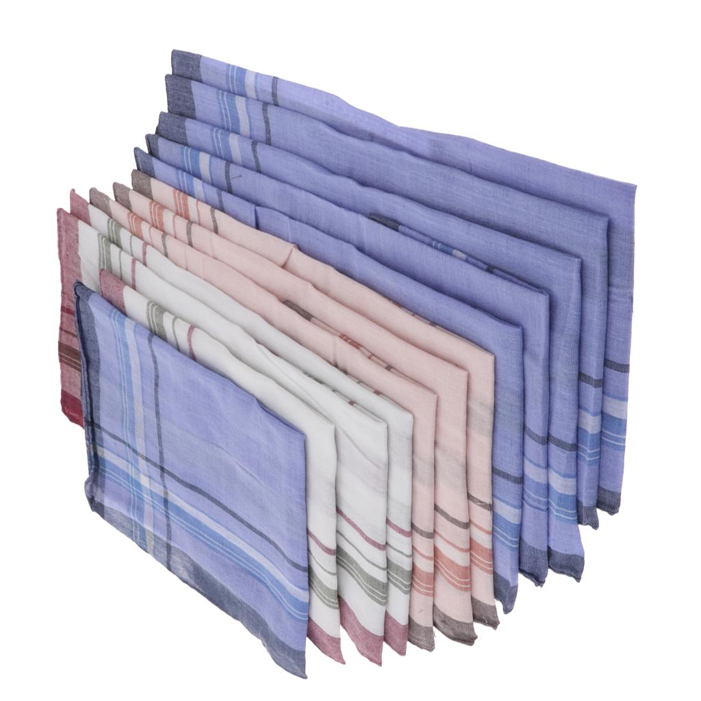 12 Pieces Men Assorted Cotton  - Handkerchief Cotton Men 리뷰 및 가격