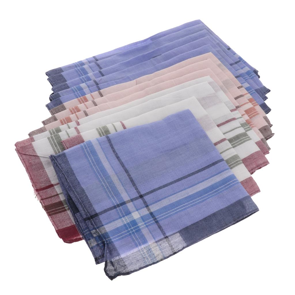 12 Pieces Men Assorted Cotton  - Handkerchief Cotton Men 리뷰 및 가격