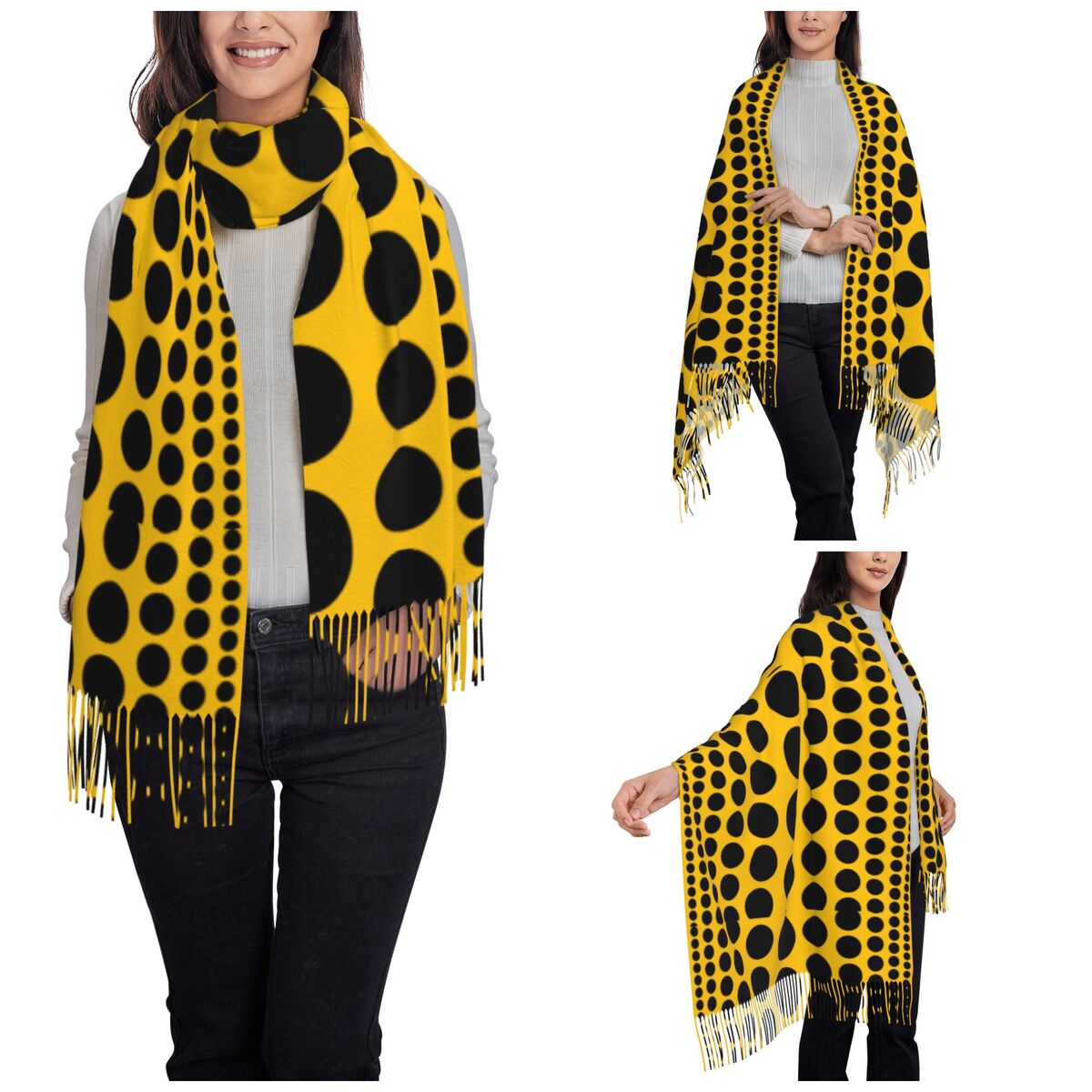 Infinity Polka Dots Scarf for  - Infinity Scarf Knit 리뷰 및 가격