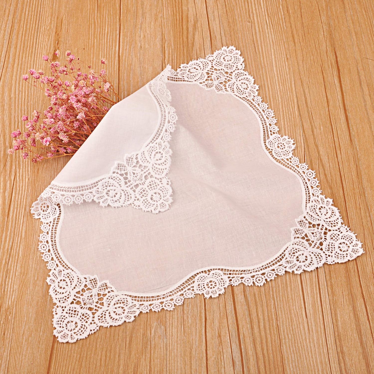 White Wedding Handkerchief Pur - Handkerchief Cotton Men 리뷰 및 가격