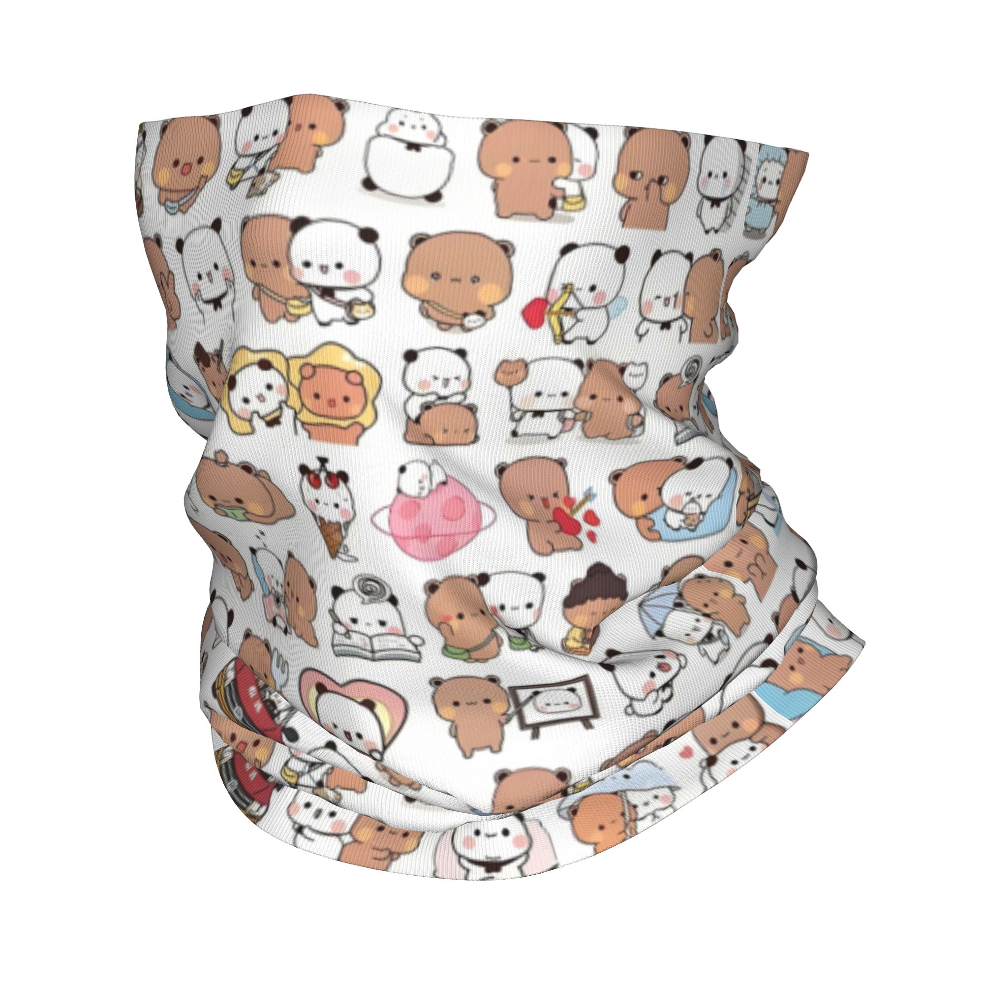 Custom Bear Cartoon Peach And  - Neck Warmer Tube 리뷰 및 가격