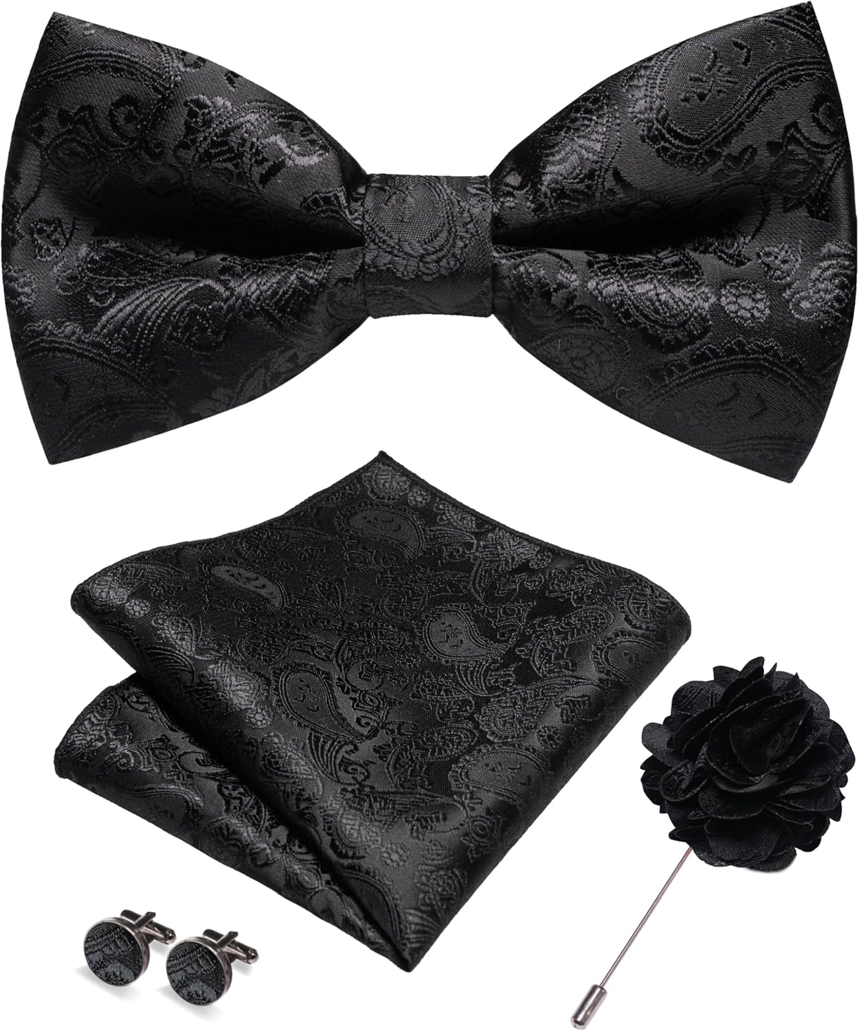 Paisley Pre-tied Bow Tie and P - Bow Tie Pre Tied 리뷰 및 가격