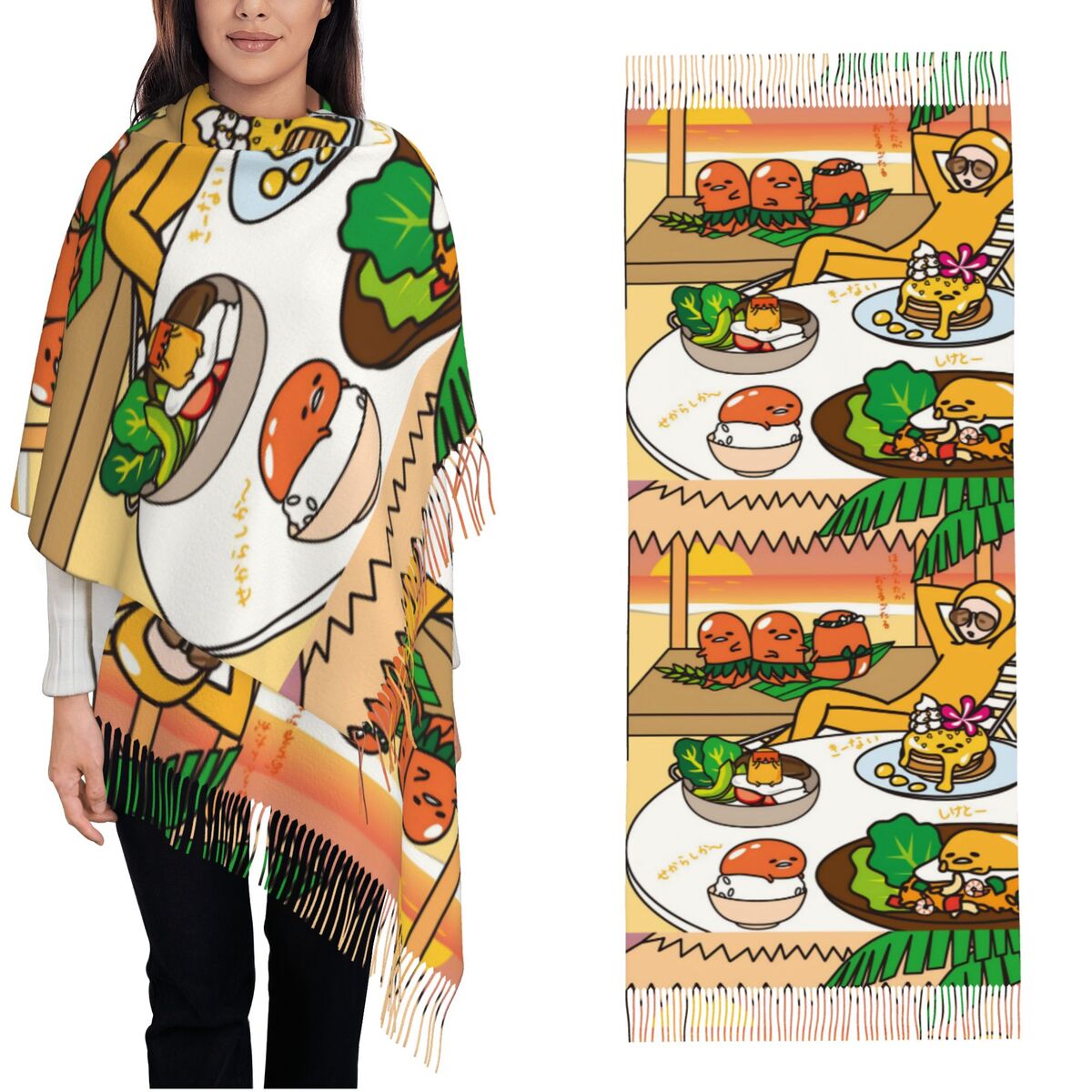 Women's Scarf with Tassel Gude - Pashmina Wrap Large 리뷰 및 가격