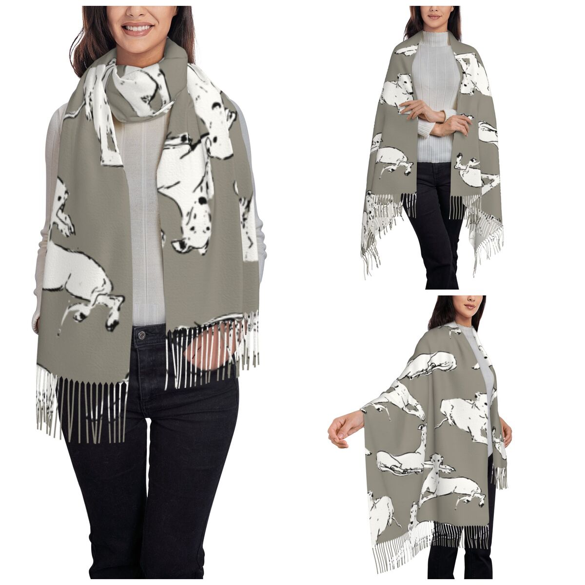 Relaxing Greyhound Whippet Sca - Pashmina Wrap Large 리뷰 및 가격