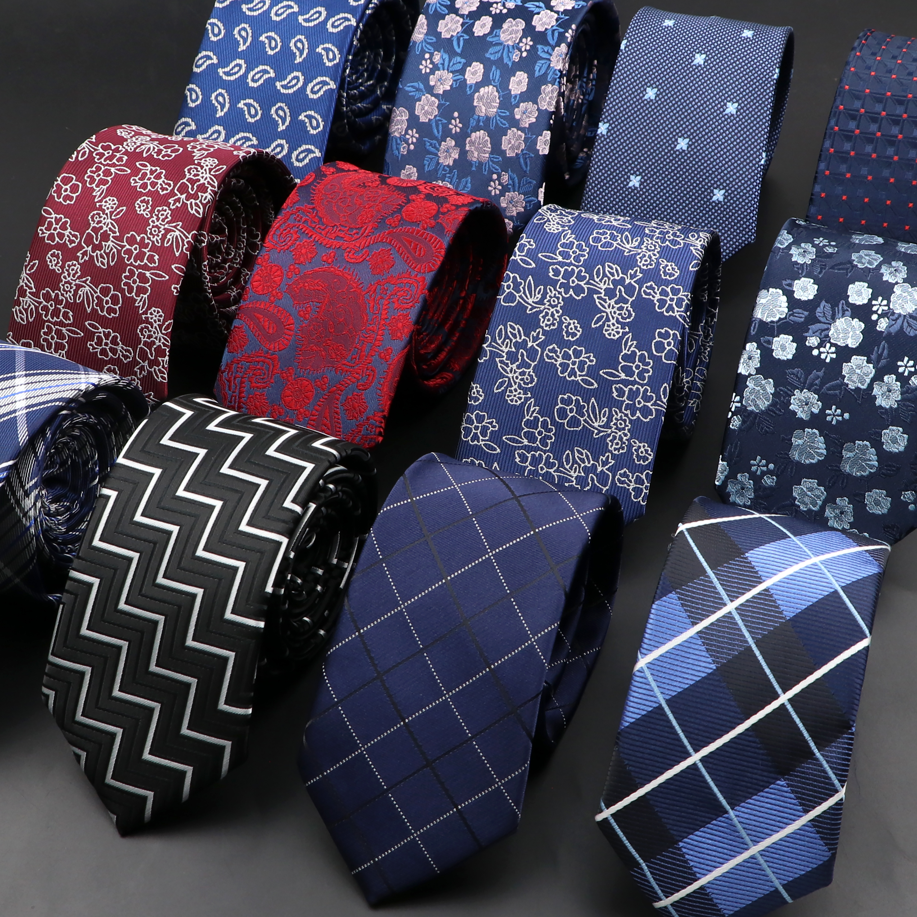 New Men Ties Solid Color Strip - Skinny Tie Men 리뷰 및 가격