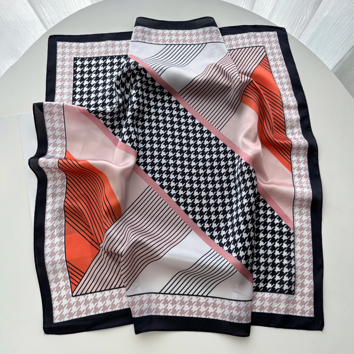 New Printed Square Scarf For W - Scarf Silk Square 리뷰 및 가격
