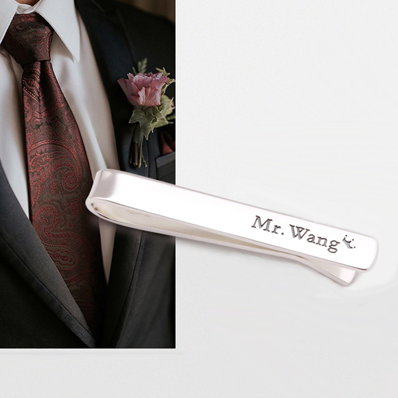 Amxiu Custom Name 925 Sterling - Tie Clip Silver 리뷰 및 가격