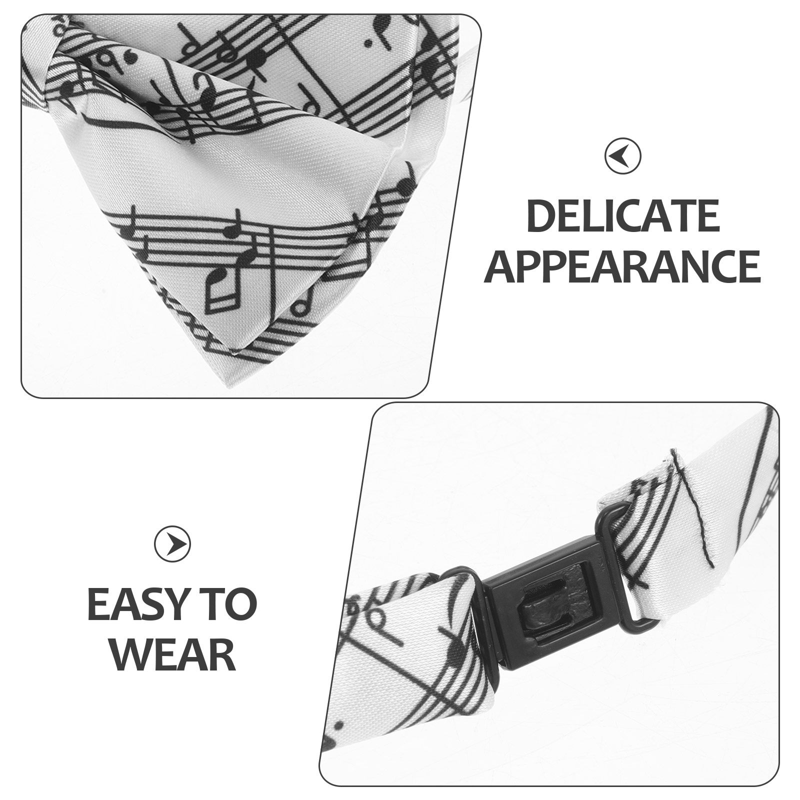 3Pcs Music Bow Tie Set Piano K - Bow Tie Pre Tied 리뷰 및 가격